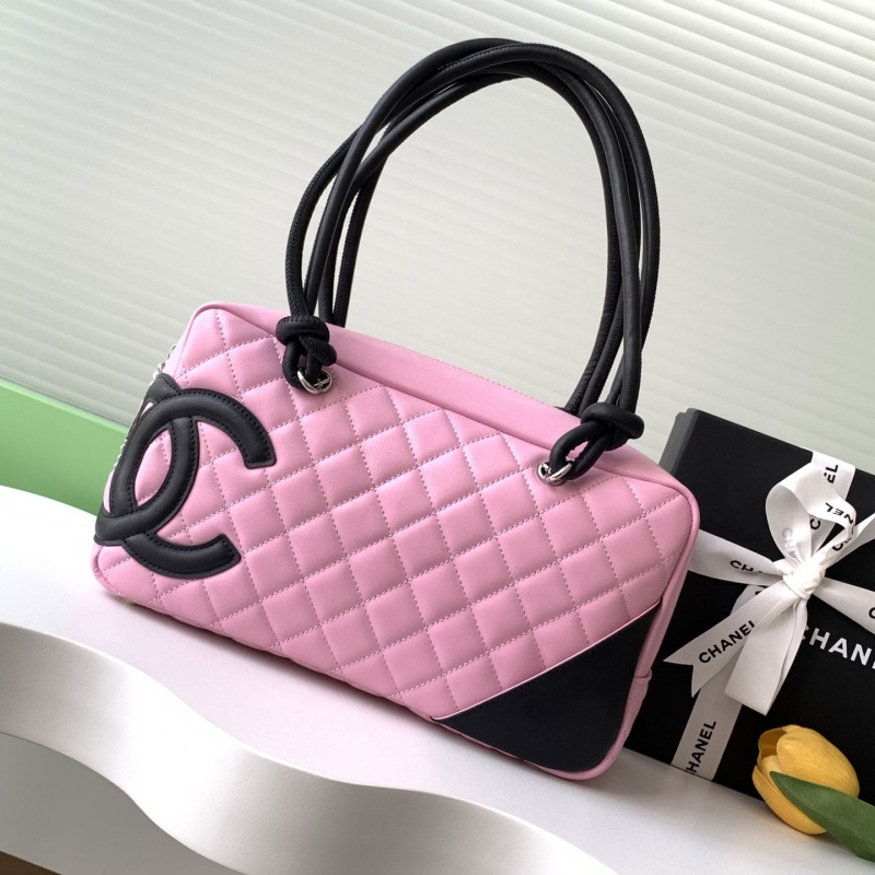 Ch*el top handle bags